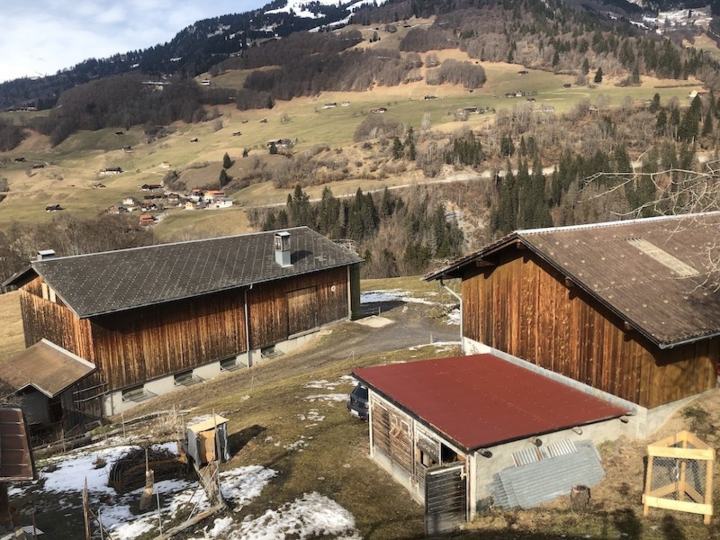 Familie Flütsch konnte den landwirtschaftlichen Betrieb eines Nachbars übernehmen.