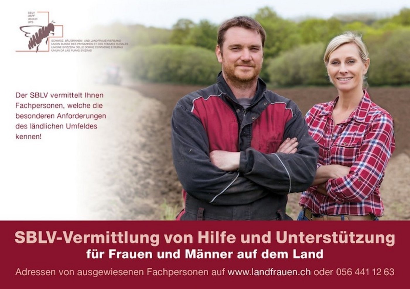 Beim SBLV bekommen Frauen und Männer vom Land Unterstützung. (Bild zVg)