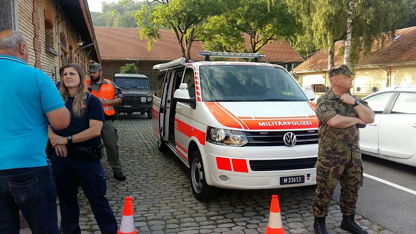 Die Auktion wird bewacht.