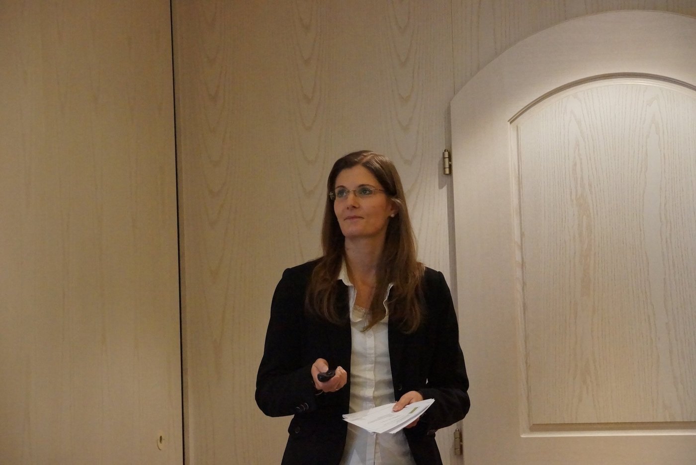 Irene Koch, Rechtsanwältin beim Schweizer Bauernverband, sprach zum Thema rechtliche Absicherung der Frau am Politforum der Luzerner Bäuerinnen. (Bild rae)