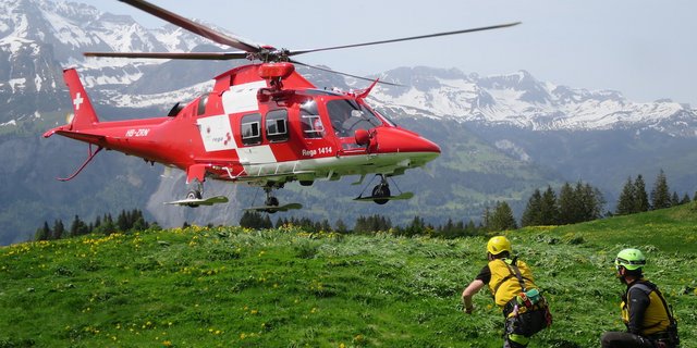 Für das Landen eignen sich ebene Flächen. (Bild zVg)