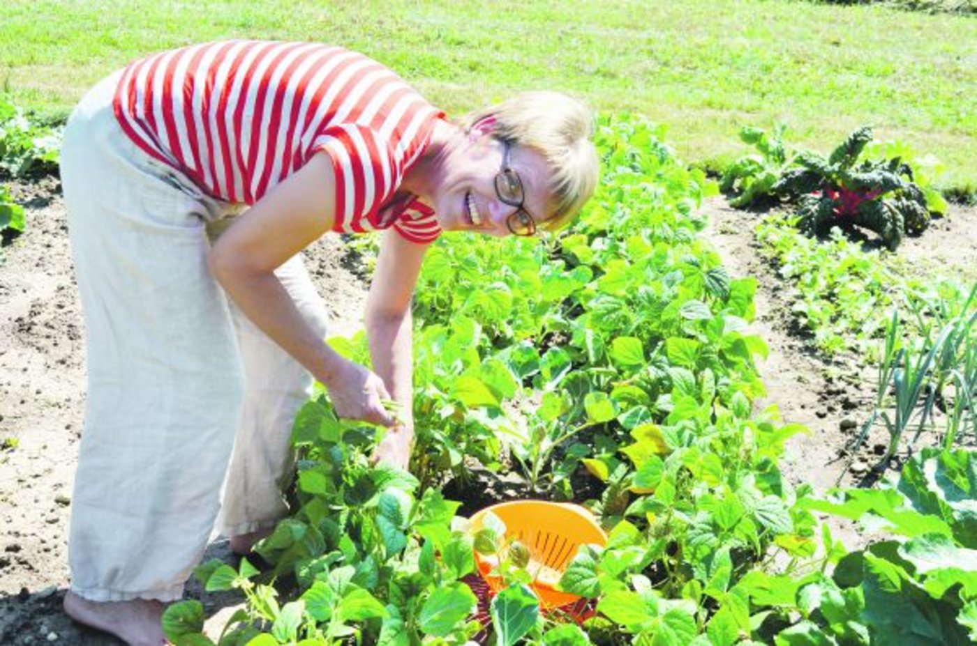 Ruth Fröhli und ihre Familie haben im Thurgau vor 30 Jahren einen Betrieb und damit ein neues Zuhause  gefunden. Sie sind am neuen Ort, im wahrsten Sinne des Wortes, gut verwurzelt. (Bild Isabelle Schwander)