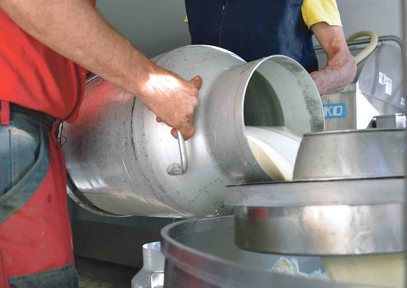 Die tiefen Milchpreise sind ein Problem. Dass politisch nun die Mengensteuerung vorgeschlagen wird, ist dabei im Sinne der Bauern, aber löst das Preisproblem in keiner Art und Weise. (Bild hja)