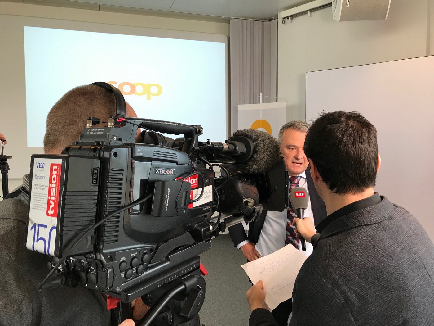 CEO Joos Sutter betonte das langjährige Engagement der Firma für Nachhaltigkeit. (Bild akr)