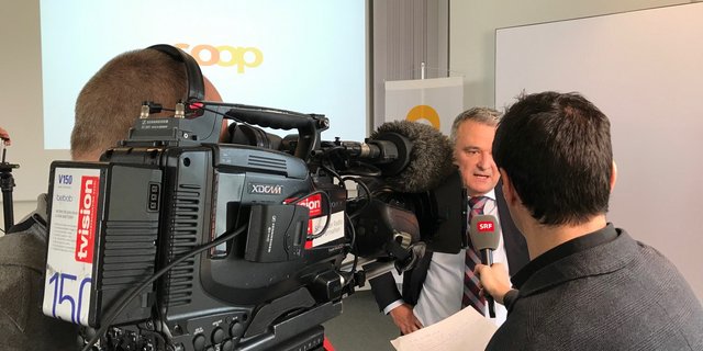 CEO Joos Sutter betonte das langjährige Engagement der Firma für Nachhaltigkeit. (Bild akr)