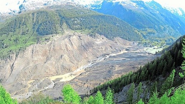 «Land weg»: Bergsturz von Blatten.