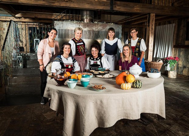 Kolumnistin Daniela Ruth empfindet die «Landfrauenküche» als Wettbewerb nach dem Motto: «Besser, schöner, perfekter!» (Bild SRF/Ueli Christoffel)