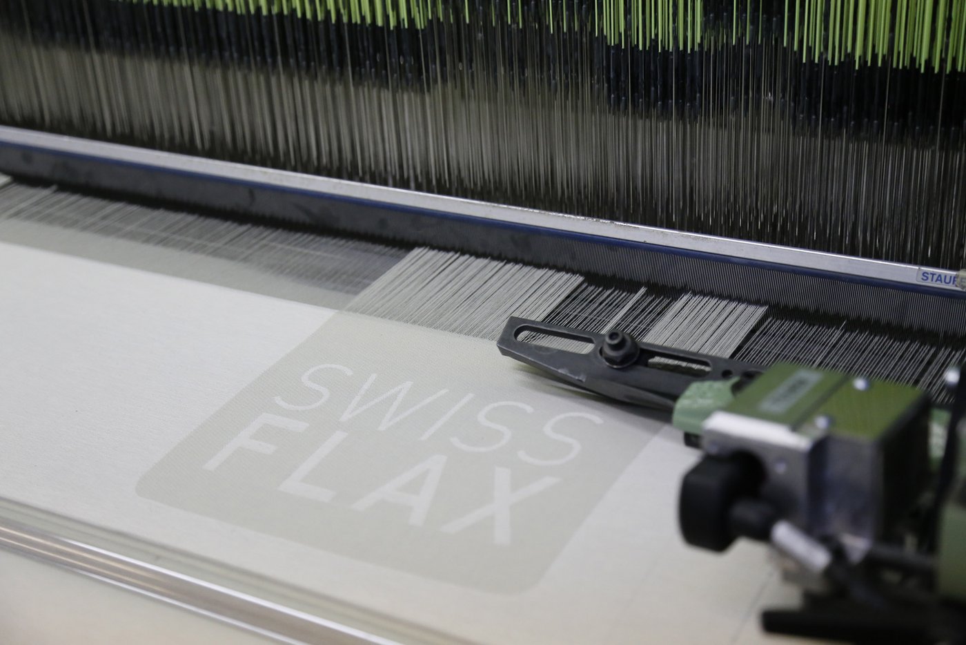 Der Flachs aus dem Emmental wird in Burgdorf verarbeitet. Aus der Ernte 2013 konnte eine Tonne gebleichter Garn hergestellt werden. 