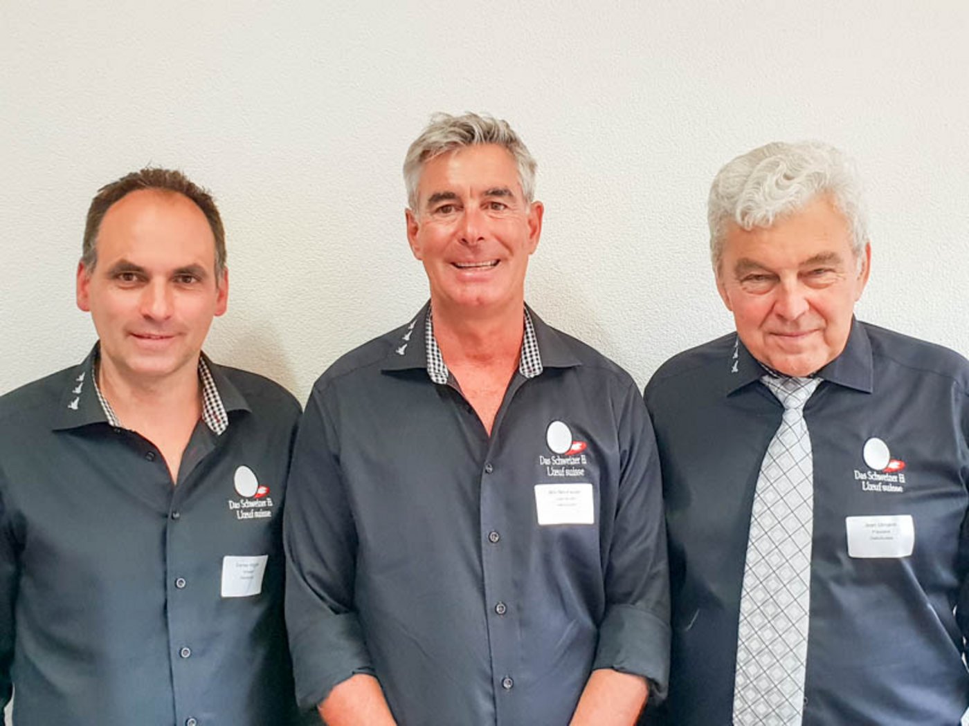 Daniel Würgler, Willi Neuhus und Jean Ulmann (v.l.) führen Gallo Suisse bis zu den nächsten Wahlen 2019. (Bild mr)