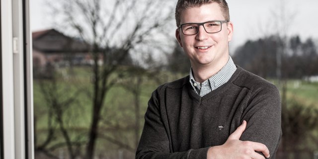 Mike Egger ist Nationalrat (SVP) und Fleischfachmann. (Bild M. Egger)