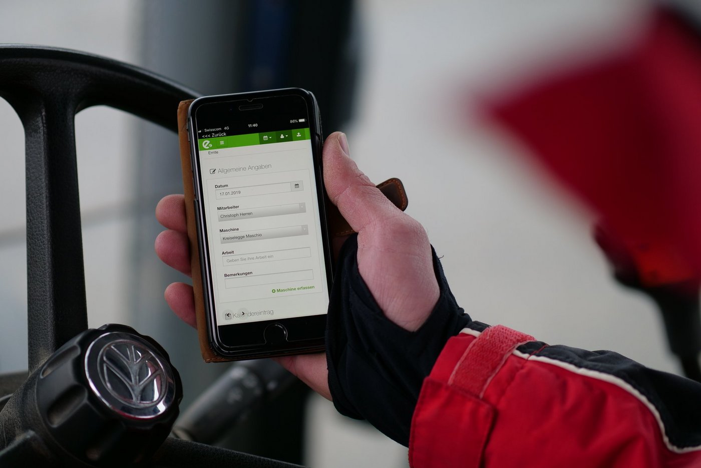 Mit Online-Tools lassen sich betriebsrelevante Massnahmen erfassen und auswerten. (Bild eFeldkalender)