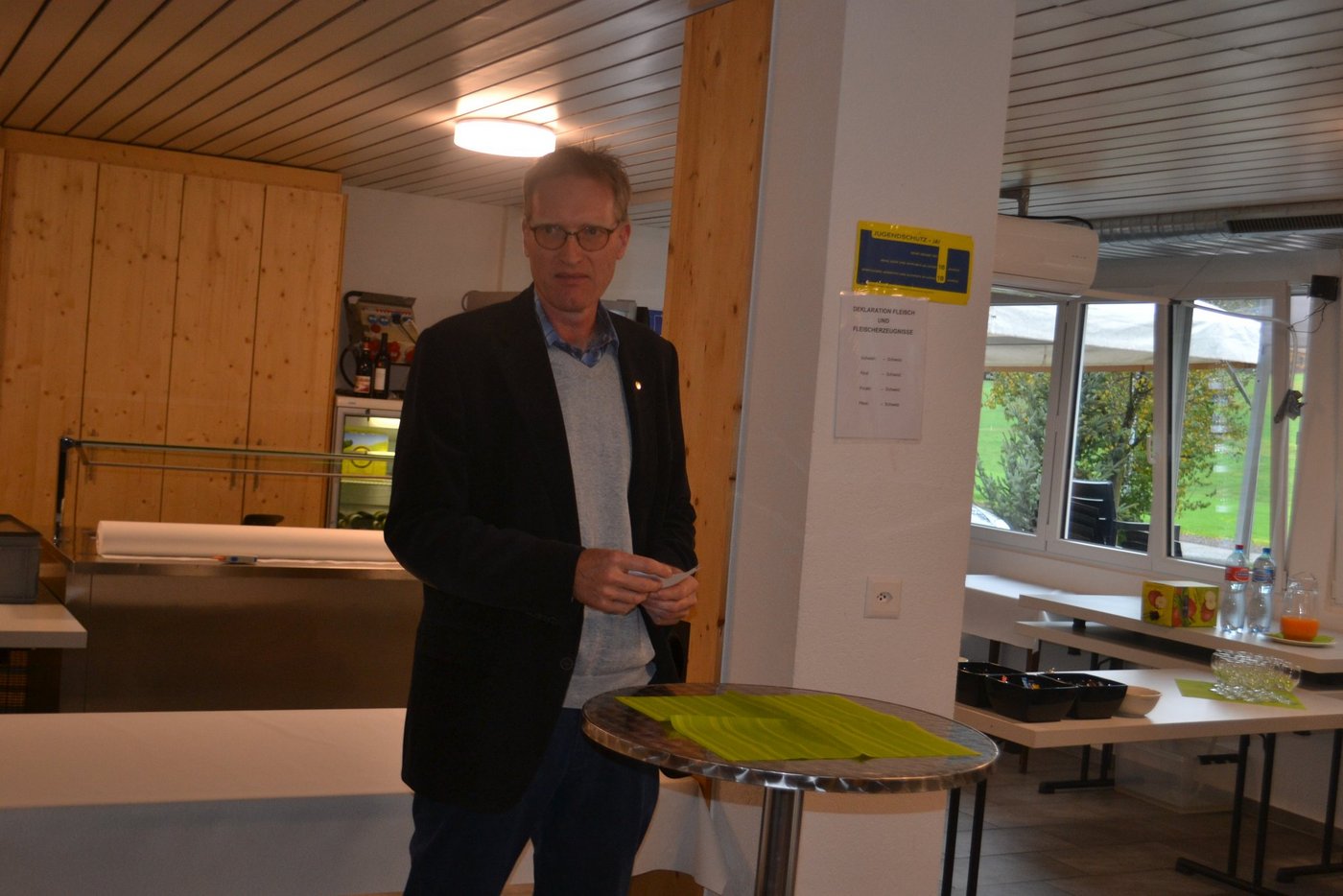 Heinrich Bucher, Direktor von Proviande, machte beste Werbung für Schweizer Fleisch.