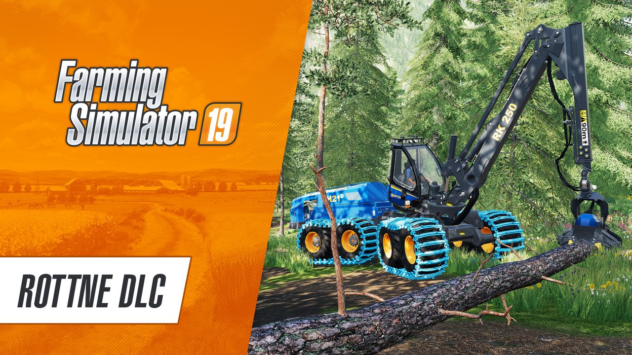 Der Landwirtschafts-Simulator 19 wird einmal mehr erweitert. Diesmal ergänzen zwei neue Forstmaschinen den virtuellen Fuhrpark. (Bild Giants Software)
