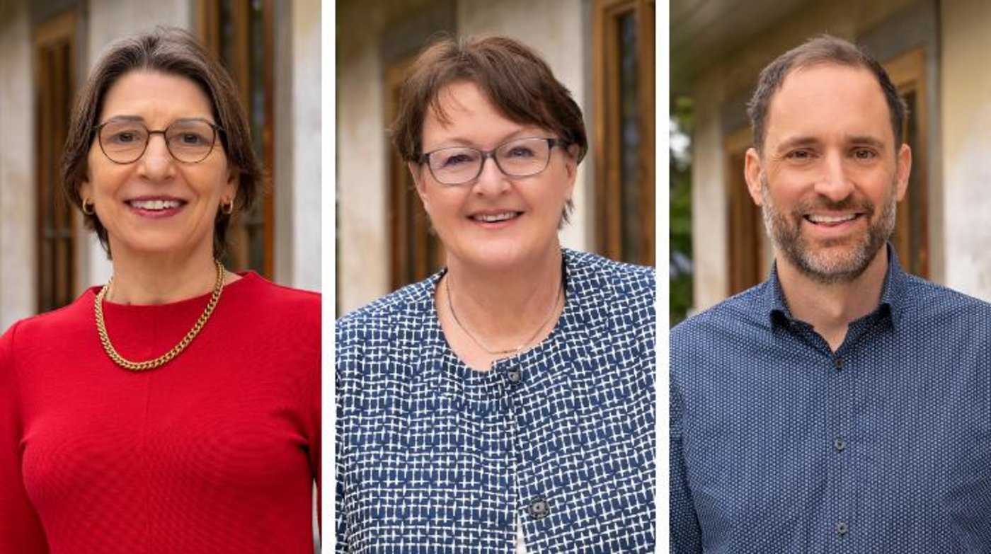 Hanna Rychener Kistler, Beatrice Richard-Ruf und Sandro Blättler (v. l. n. r.) (Bild Keda)