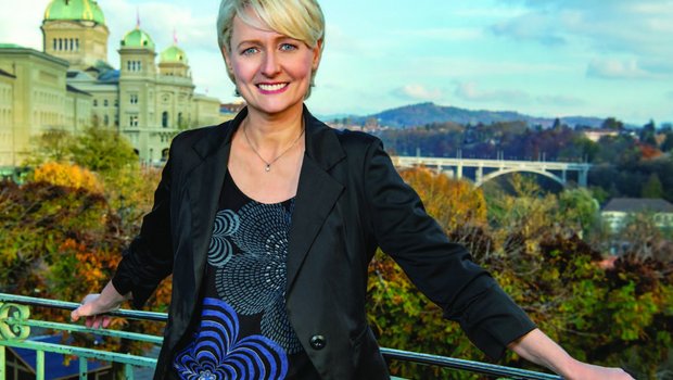 Für ein Jahr höchste Schweizerin: Isabelle Moret. (Bild Parlamentsdienste)