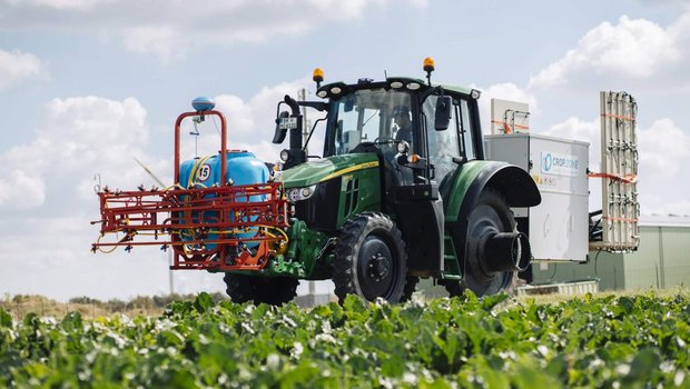 Hier wird die crop.zone-Technologie zur Kartoffel-Sikkation auf einem Feld in der Nähe des deutschen Aachen eingesetzt, wo das Unternehmen seine Methoden entwickelt. (Bild crop.zone)