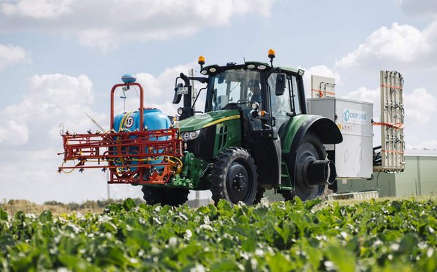 Hier wird die crop.zone-Technologie zur Kartoffel-Sikkation auf einem Feld in der Nähe des deutschen Aachen eingesetzt, wo das Unternehmen seine Methoden entwickelt. (Bild crop.zone)