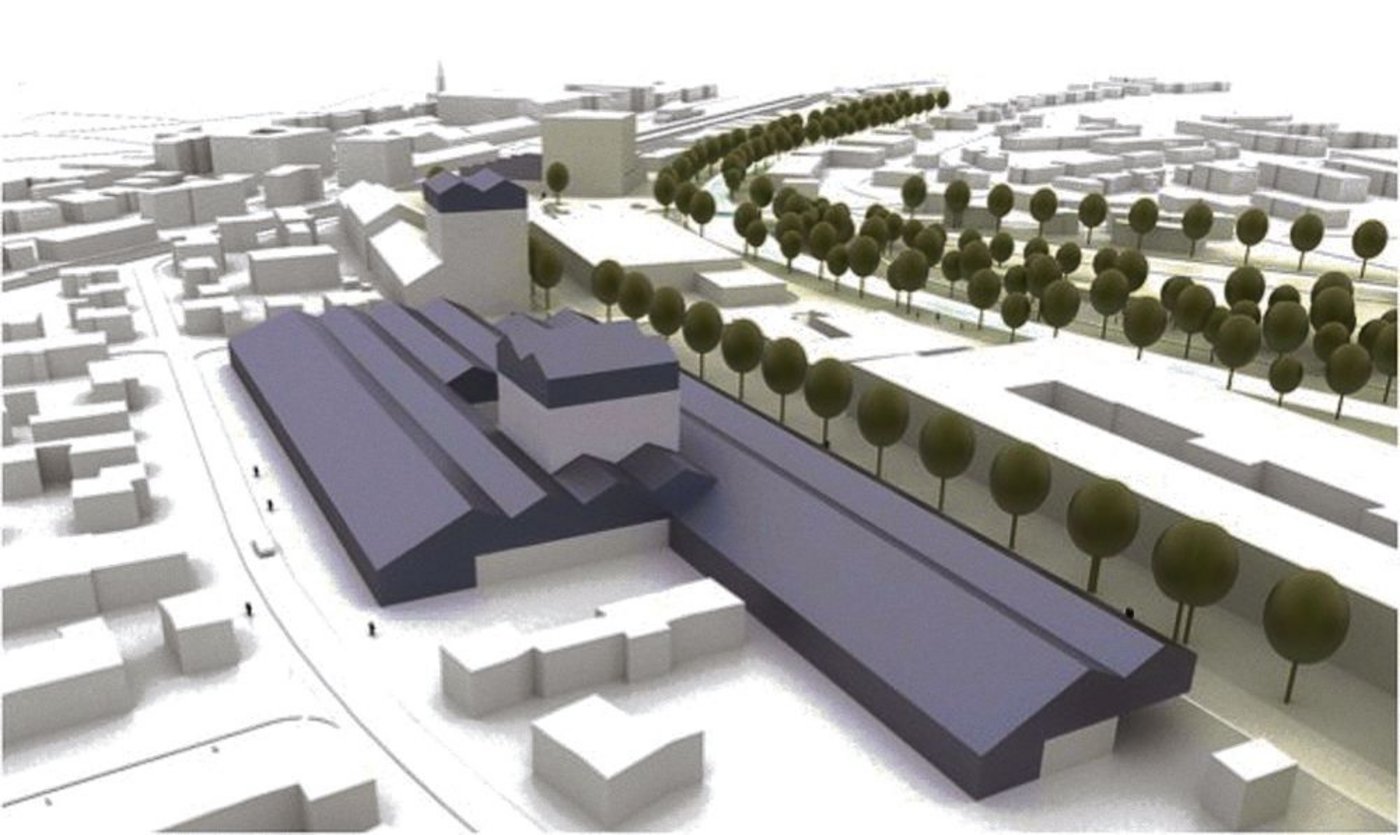 So könnte sich der Agro-Food-Park dereinst präsentieren. (Bild: Kanton Thurgau/Stadt Frauenfeld)