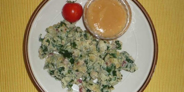 Landjägerknöpfli mit Krautstiel. (Bild landwirtschaft.ch)