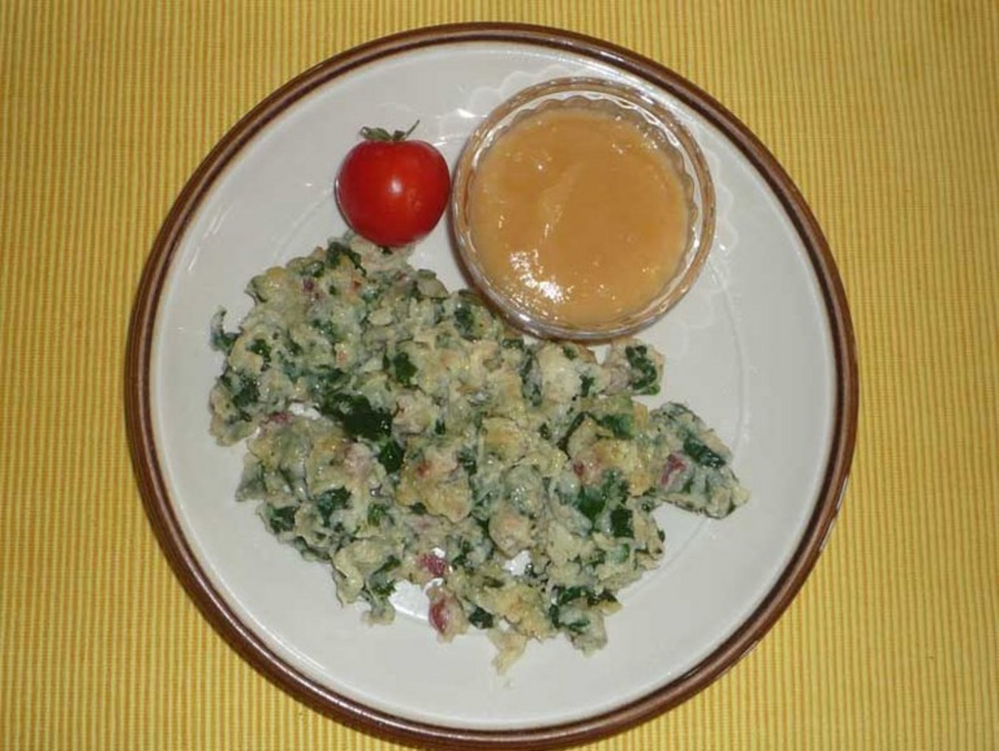 Landjägerknöpfli mit Krautstiel. (Bild landwirtschaft.ch)