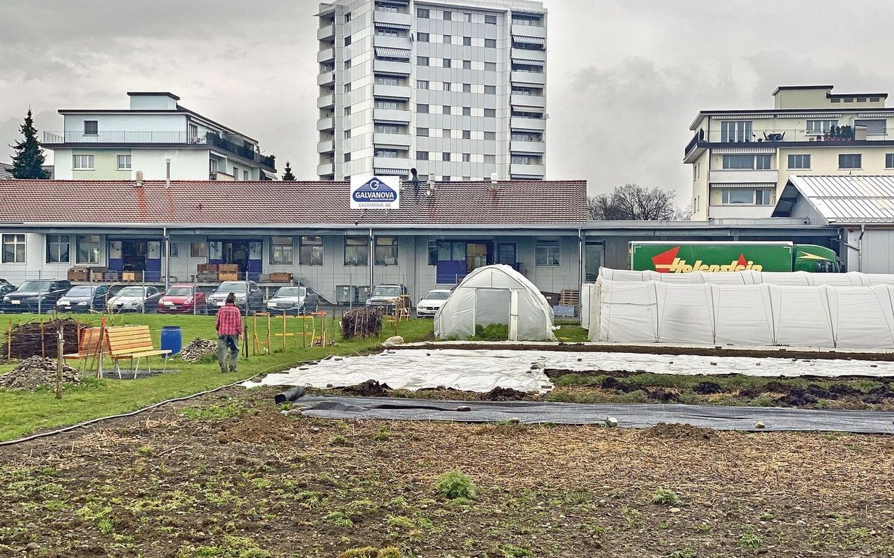 Die Parzelle des Projekts befindet sich mitten im urbanen Emmenbrücke, zwischen Wohnblöcken und Gewerbe.