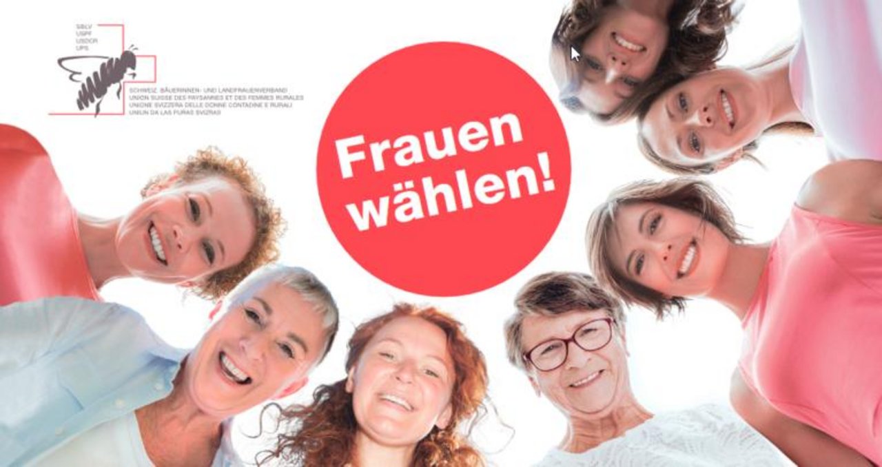 Schweizer Bäuerinnen und Landfrauen unterstützen Frauen in der Politik, egal mit welchen Parteihintergrund. (Bild SBLV)