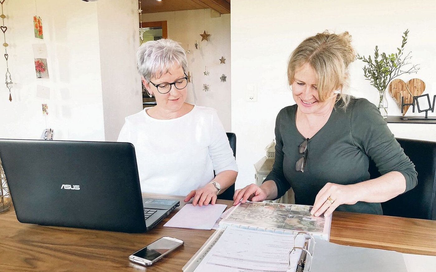 Endlich können sich die Präsidentin Isabelle Grüter und die Verkaufsleiterin Irene Zemp von Agricatering wieder an die Planung von Anlässen machen.