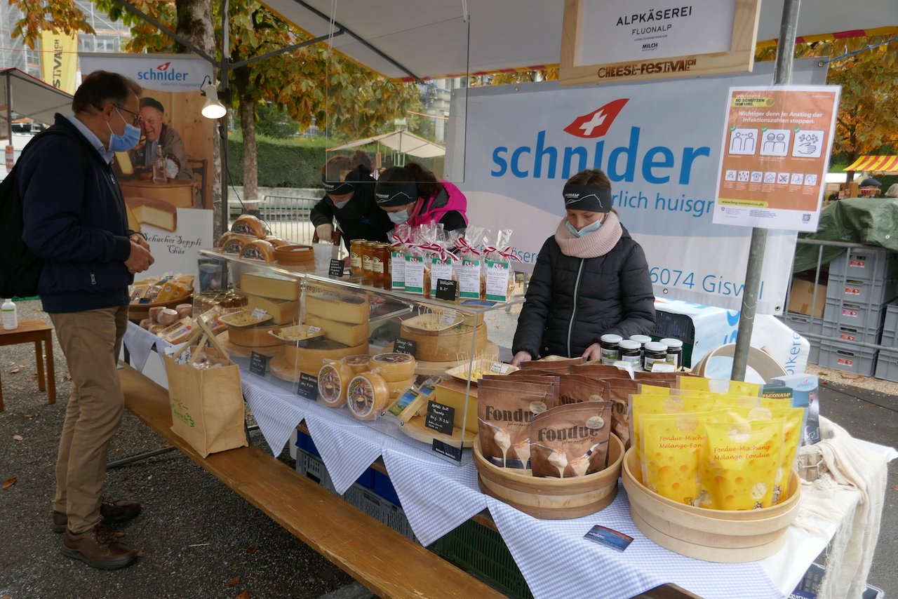 Für die Käser sei das Cheesefestival dieses Jahr weniger umsatzstark gewesen, berichtete ein Käser.