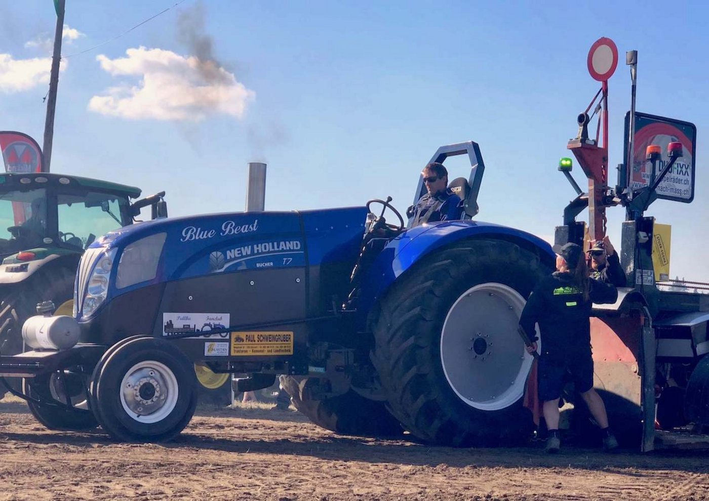 An den Knutwiler Powerdays fuhr Ramon Schweingruber mit Blue Beast auf den 4. Rang. 