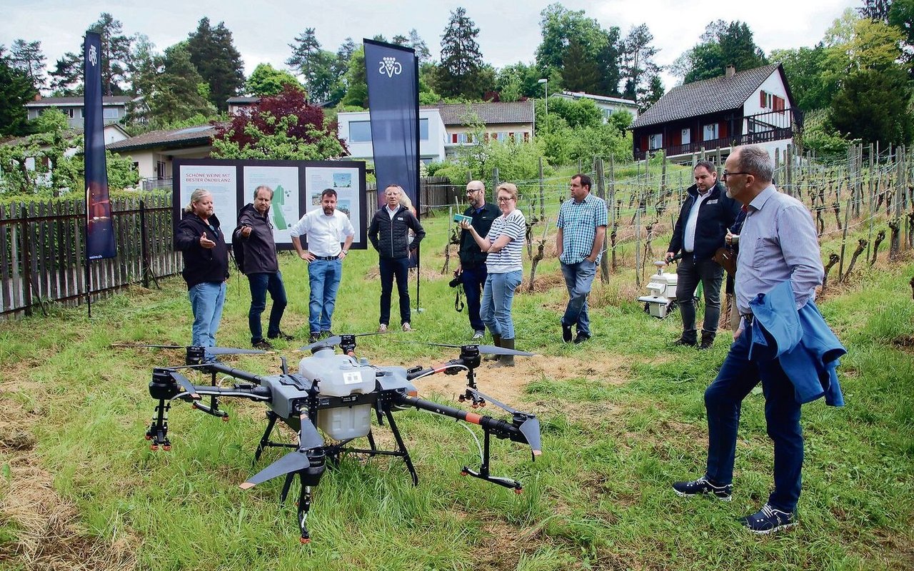 Kaum mehr wegzudenken ist in den Ostschweizer Steilhängen der Einsatz von Drohnen.