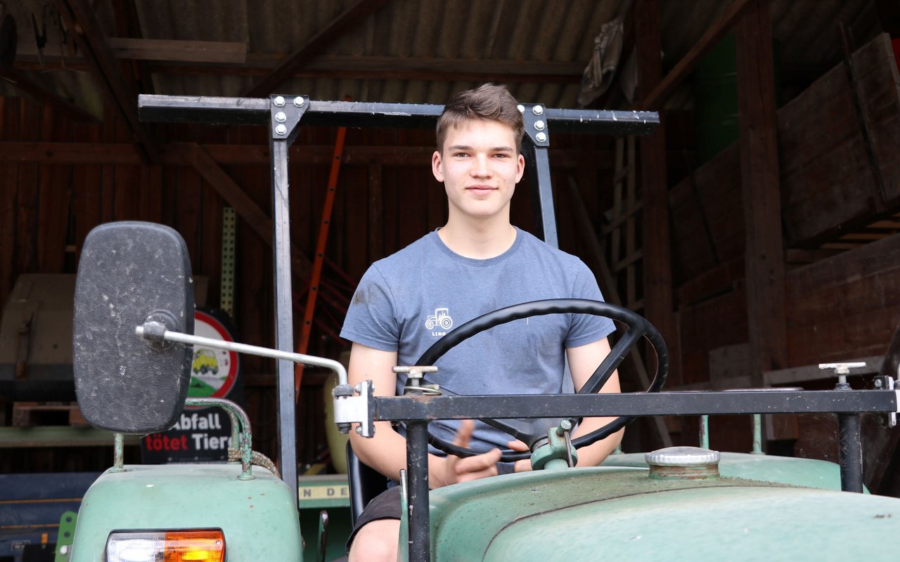 Lino Wiederkehr ist nett zu den Kühen, aber ein harter Gegner auf dem