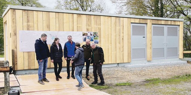 Stefan Grob, Andrea Brack-Grob, Andreas Schüpbach sowie Erik und Peter Eichenberger (v. l.)  waren die treibenden Kräfte.