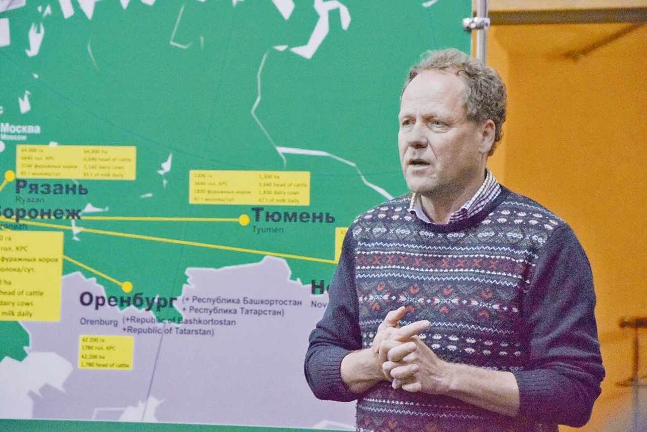 «In Woronesch halten wir 32 000 Milchkühe in mehreren Anlagen.»Stefan Dürr ist Geschäftsführer der russischen Agrar-Holdinggesellschaft Ekoniva.