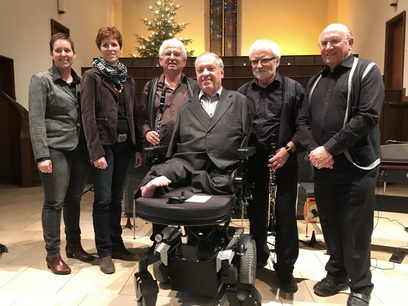 v.l.n.r: Eveline Bachmann, Regula Böhi, Peter Gubler, Christian Lohr, Hanspeter Schär und Hermann Stamm. (Bilder Alexandra Stückelberger)