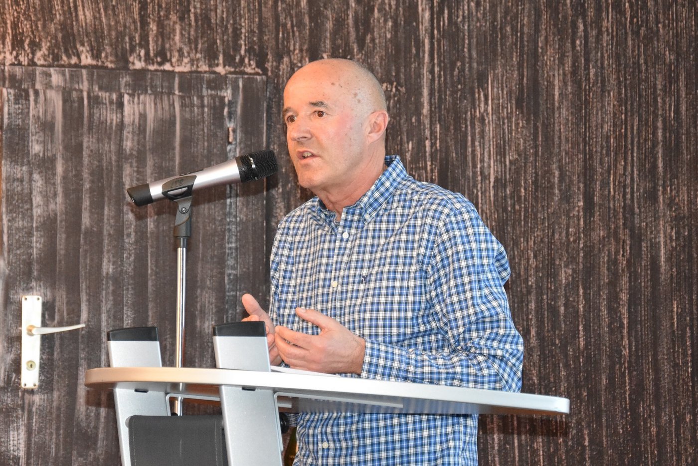 Gastreferent Peter Reinle von den Titlis-Bahnen.