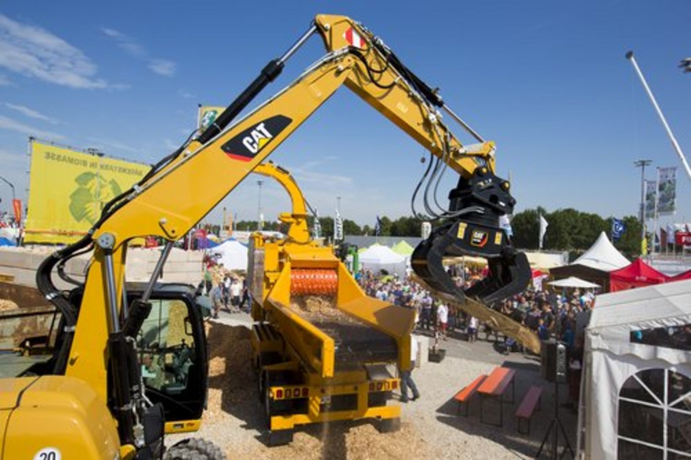 Aus 72 Ländern kamen die Besucher der Messe München. (Bild: INTERFORST)