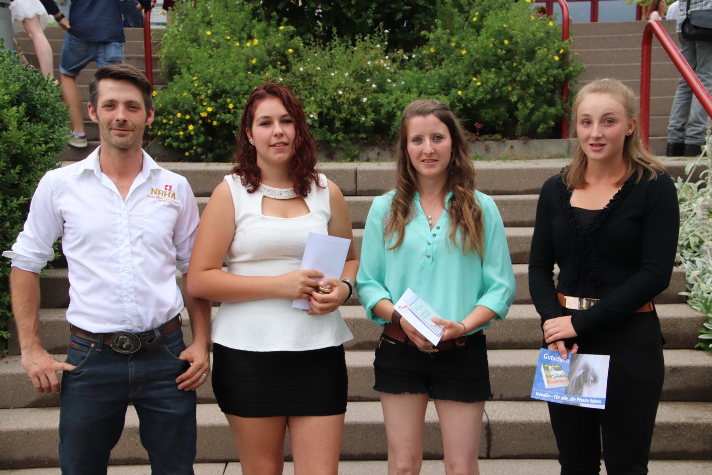 Das Spezialgebiet dieser Pferdefachleute ist das Westernreiten.