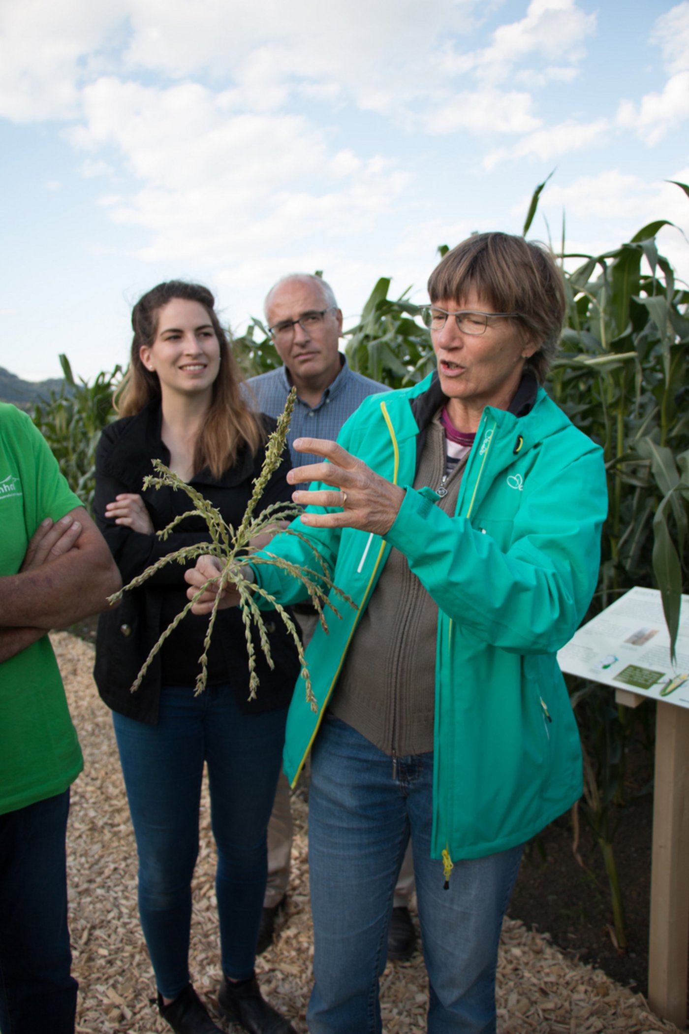 „Wir verlieren zwar etwas an Vielfalt, aber der genetische Abstand zu anderen Maissorten ist praktisch immer noch gleich gross": Agronomin Barbara Oppliger. (Eveline Dudda) 