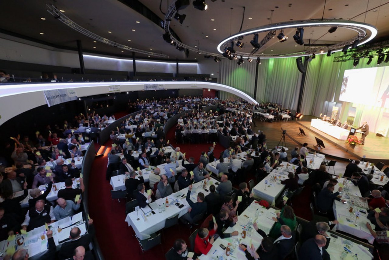 Die Delegiertenversammlung 2019 des SBV im Berner Kursaal. (Bild SBV)