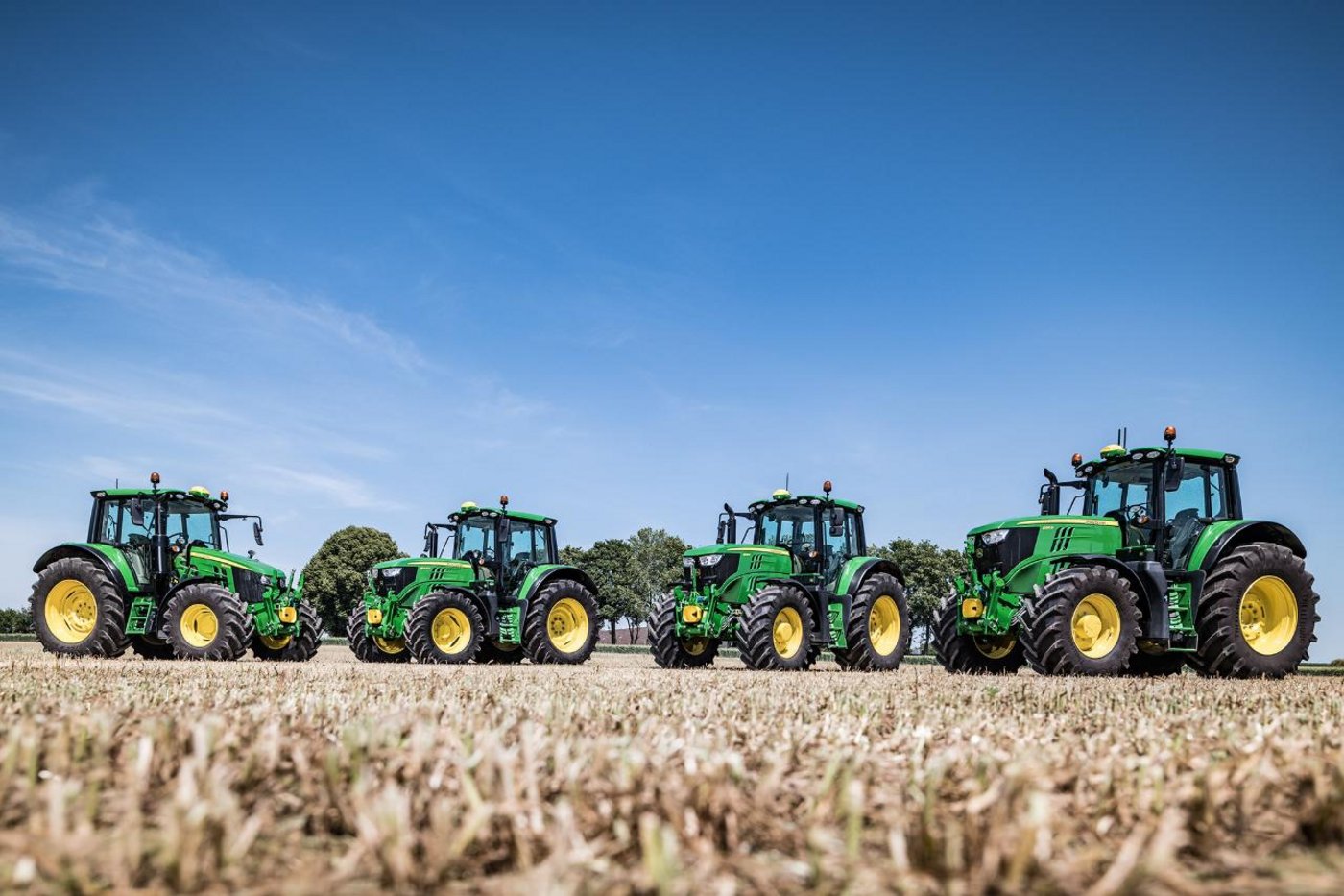 An der virtuellen Medienkonferenz stellt der Landmaschinenkonzern John Deere unter anderem die Neuerungen bei den Modellen der Serie 6M vor. (Bild John Deere)