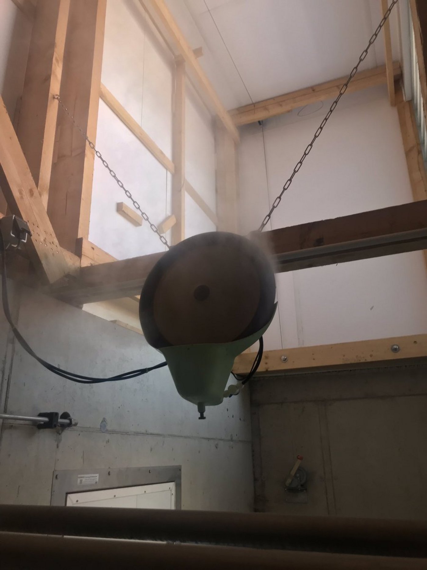 Sprühkühlung. (Bilder Marcus Holtkötter)