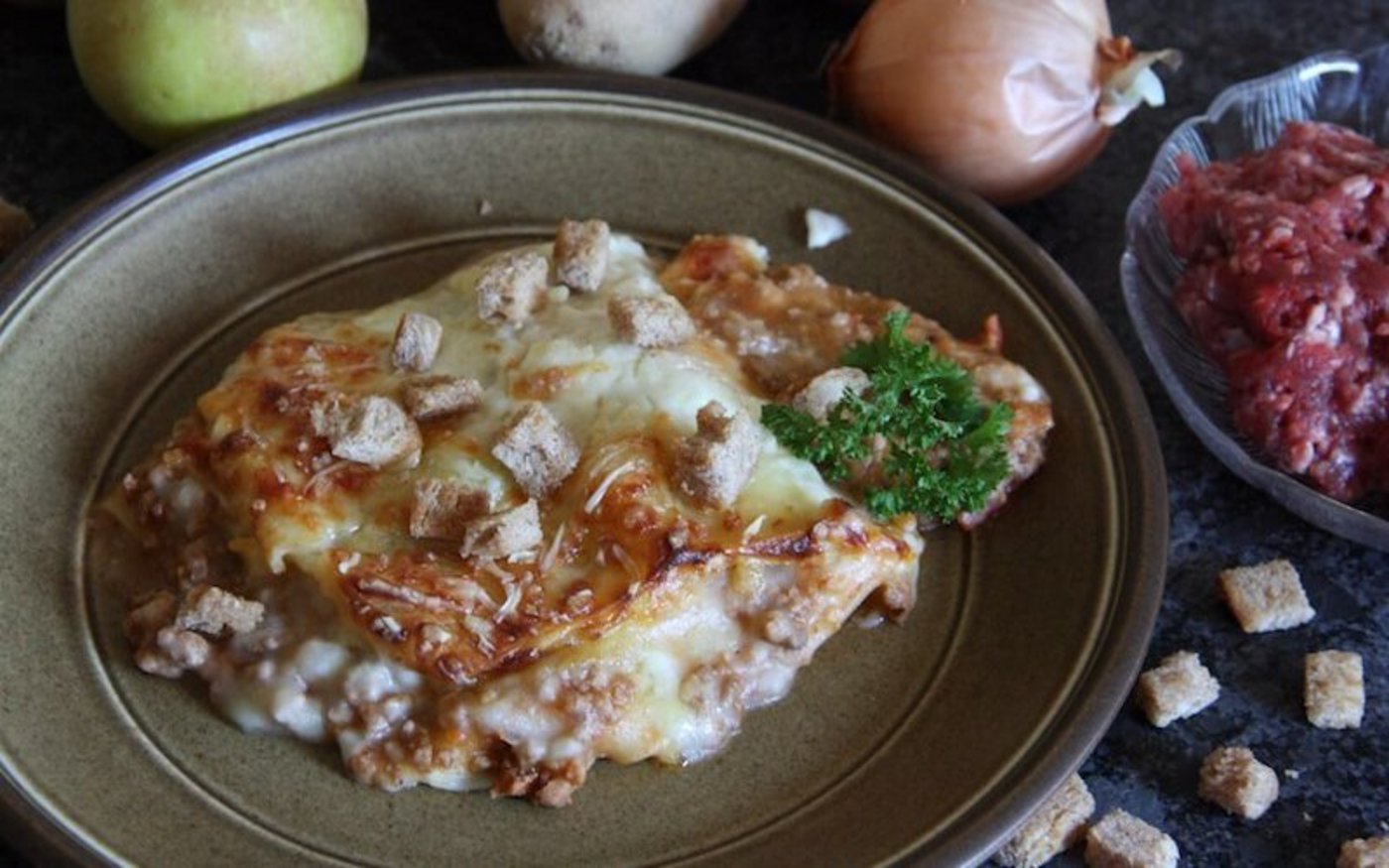 Der italienische Klassiker neu interpretiert: Solothurner Funggi ist die Geheimzutat dieses Rezepts. (Bild Andrea Wyss)