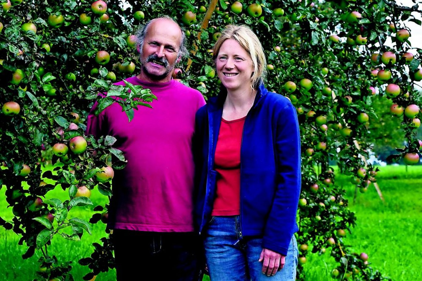 «Wir leben vom Ertrag der Bäume», sagen Helmut Müller und Monika Bühler mit Nachdruck. (Bild: sgi)