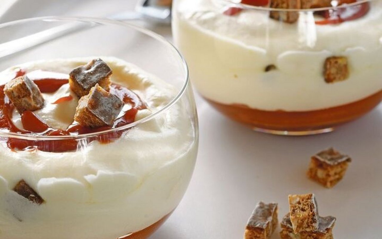 Ein Tiramisù als Variante mit der Vitaminbombe Buttenmost. 