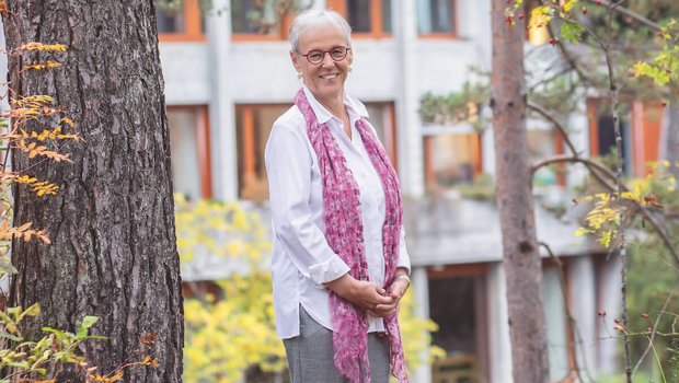 Ursula Popp lebt und arbeitet im Lasalle-Haus in Bad Schönbrunn. (Foto: Pia Neuenschwander)