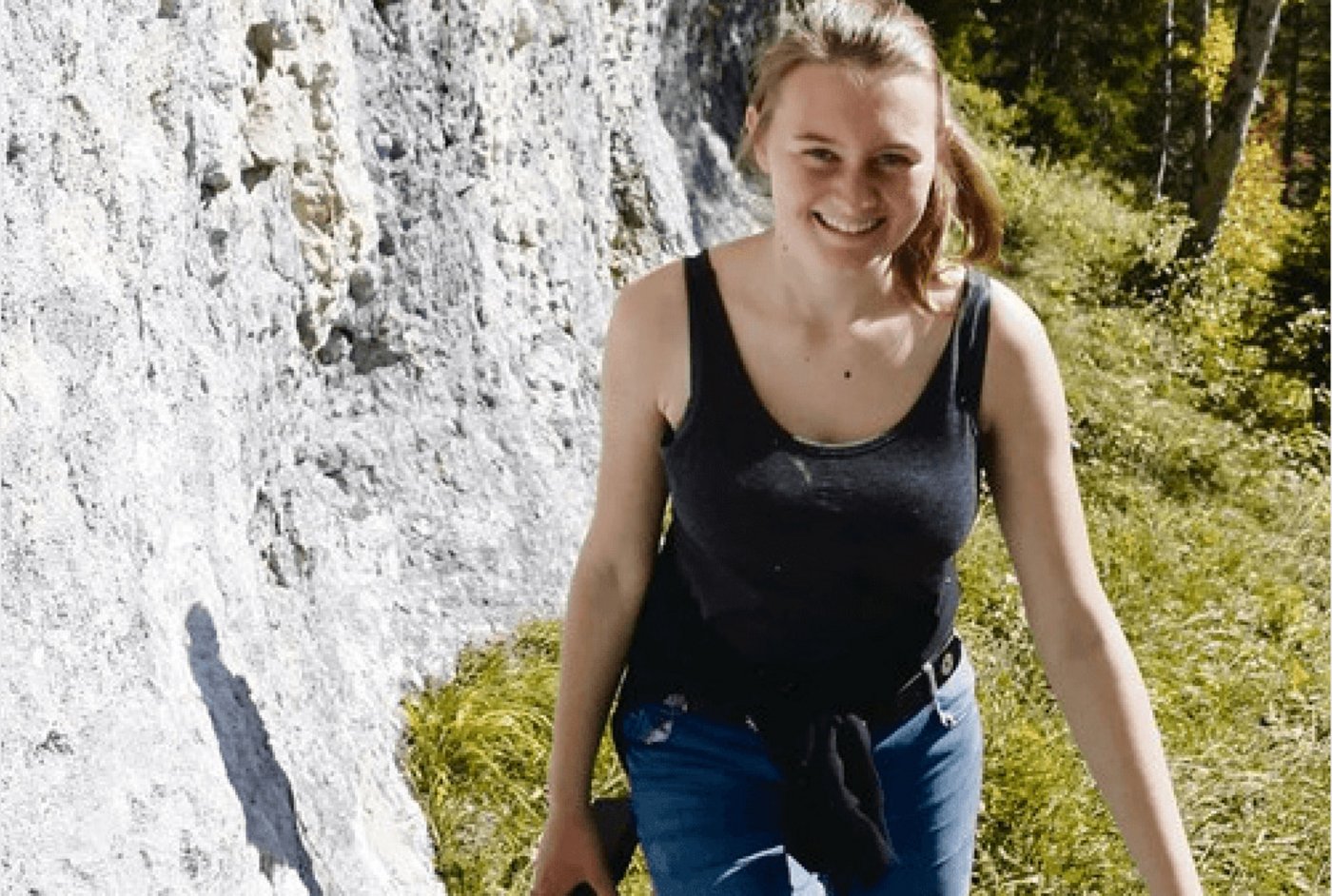 Auch in der Freizeit geht Eliane Elsener gerne in die Natur. Hier ist sie unterwegs beim Wandern. (Bild zVg)