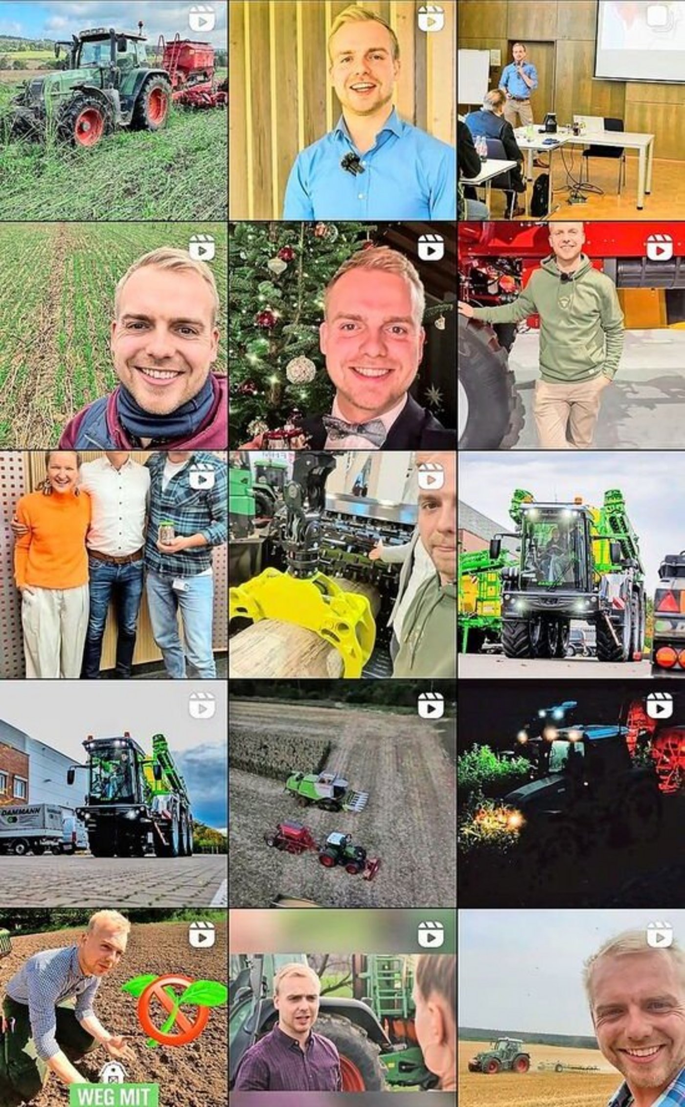 Instagram-Beiträge für Konsumenten und Berufskollegen.