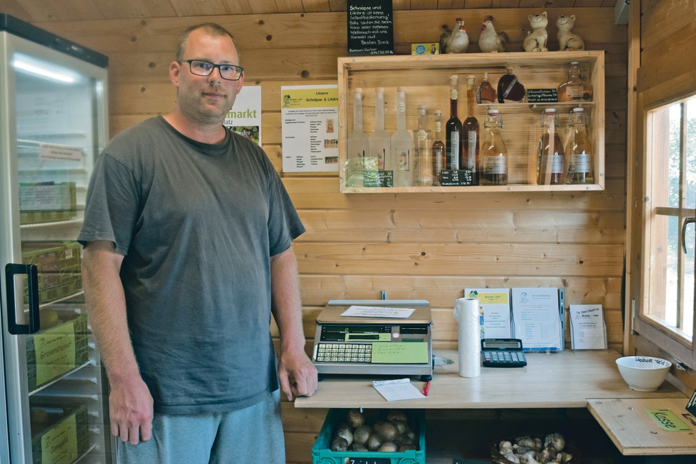 Roman Walser hat genug davon, dass sich manche Kunden gratis bei ihm bedienen.