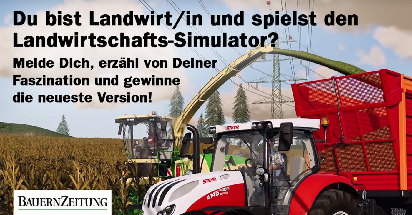Ein Wettbewerb für BauernZeitung-Leser, zu gewinnen gibt es drei Exemplare des LS19. (Bild BauZ)