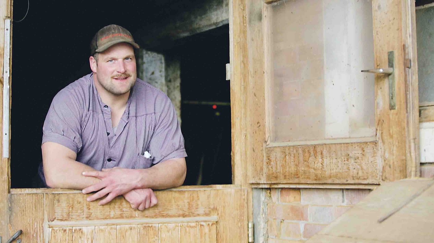 Chrampfer und Schwinger: Thomas Sempach eröffnete unsere Serie mit "bösen Bauern". (Bild Flavian Cajacob)